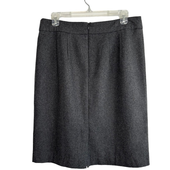 Chadwicks of Boston Gray Wool Blend Pencil Skirt Size 10 Classic Fully Lined. - Picture 5 of 11